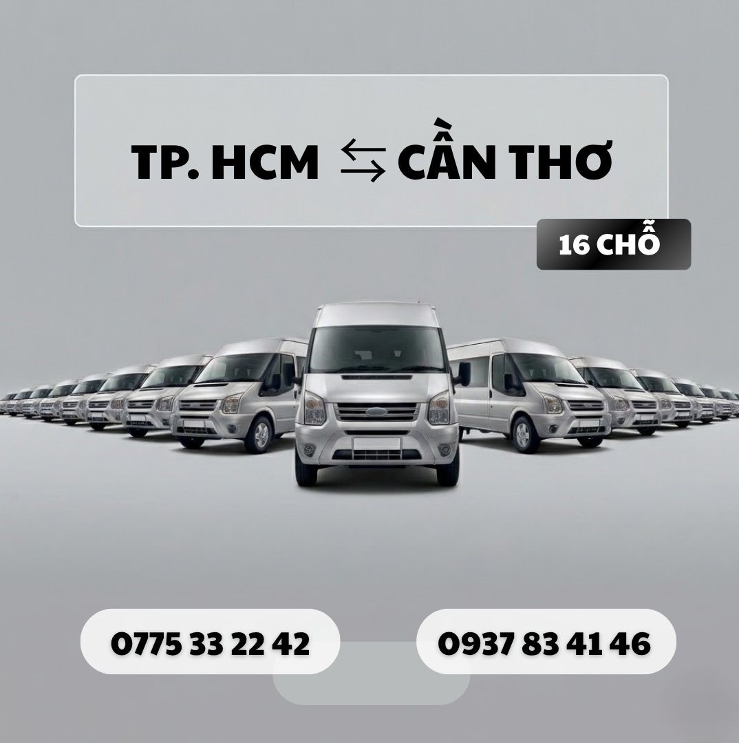 Đặt xe Cần Thơ 16 chỗ